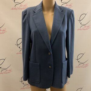 Unbranded. Size Medium. 100% Wool Blazer. Lined. Extra Buttons. Pockets. AL